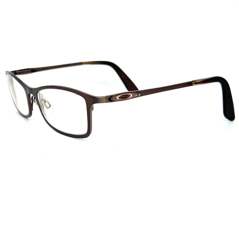 Oakley Brown Metal Rectangular Frame Eyeglasses OX5083-0450 50-16-134 H14452